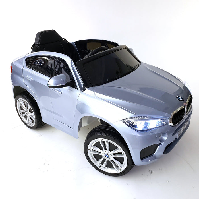 12 Volt Powered BMW X6 Licensed 2023 Model  1 Leather Seat Remote Control