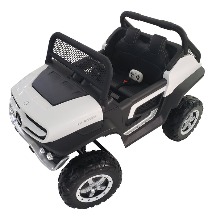 24V Powered Kids Mercedes Unimog Ride On Car 2 Seats Remote Control SUV Buggy