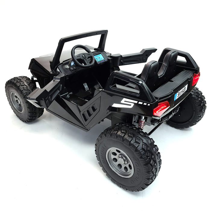 24V 4X4 Electric Ride On OFF-ROAD BUGGY MP4 TV Screen EVA Rubber Wheels Remote Control Car