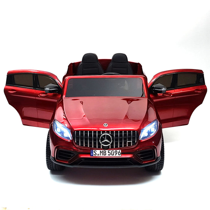 Powered Kids Mercedes GLC 63S  Kids Electric Car 2 leather Seats Rubber Wheels