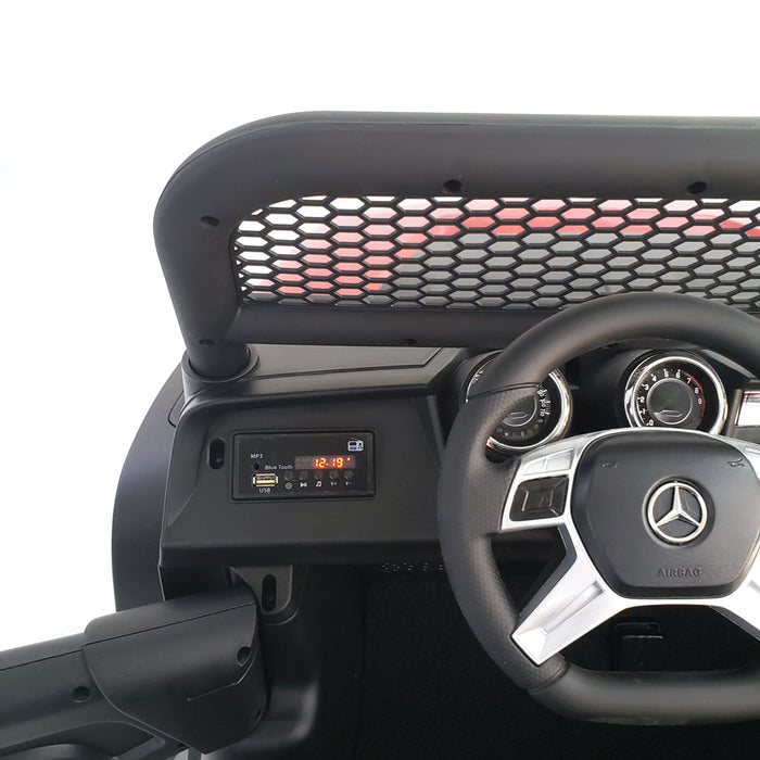 24 Volt Kids Mercedes Unimog Powered Kids Electric Ride Car 2 Leather Seats