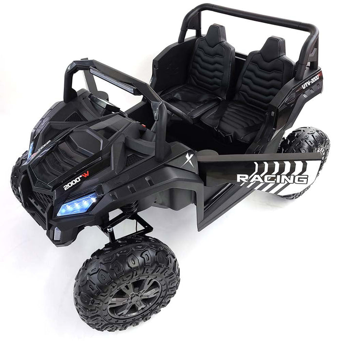 Powered 4x4 24 Volt Kids Buggy Electric Ride On Car 2 wide Seats EVA Rubber Wheels