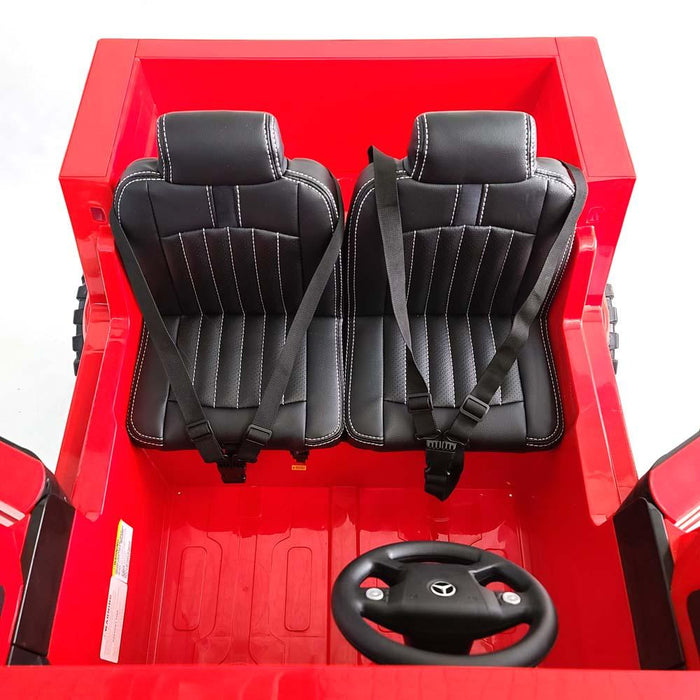 24 Volt Powered Ride On Electric Mercedes  Zetros 2 Seats EVA Rubber Wheels 2 Upgraded motors