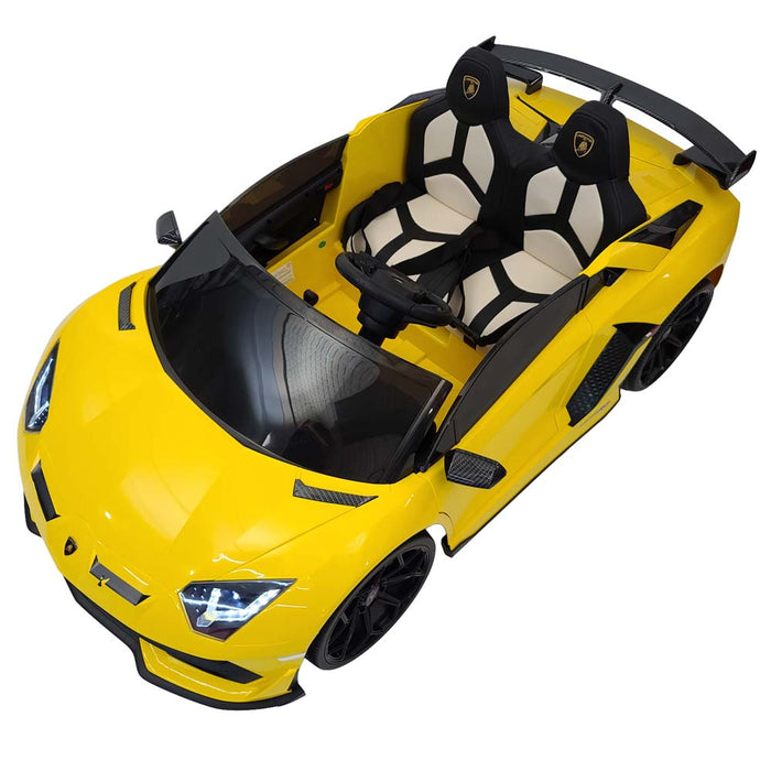 24 Volt Ride On Electric Licensed Lamborghini Aventador DRIFT SuperCar 2 Seats Remote Control