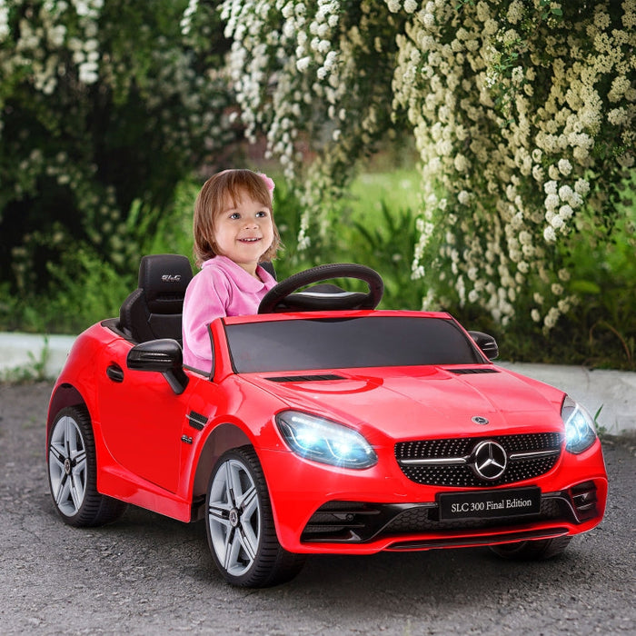 12V Mercedes SLC 300 Licensed Kids Electric Car Remote Control 1 Seat