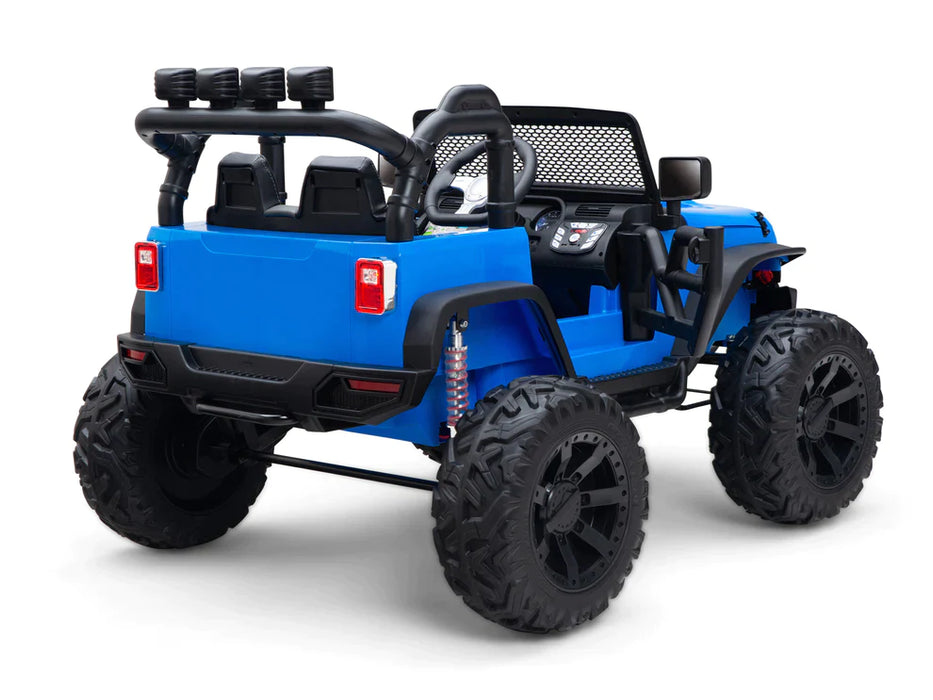 Kids 24 volts Battery Operated Ride On Truck Remote Control 1 Leather Seats