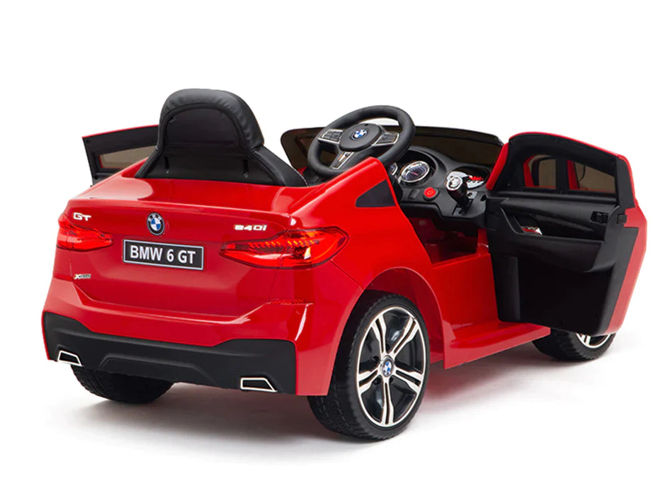 12 Volt BMW 6 Series GT Kids Electric Powered Ride On Car Remote Contr Mini Moto Toys