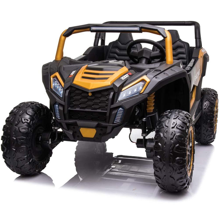24v 4x4 Powered Ride On XXL Electric Truck EVA Rubber Wheels 2 Leather Seats Remote Control