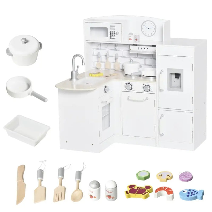 Childrens kitchen play set sales