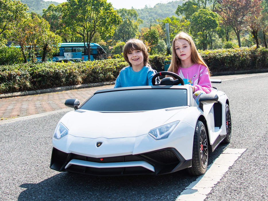 Kids Lamborghini 180 watt Brushless Motor 24V Ride On XXL Car 2 Seats