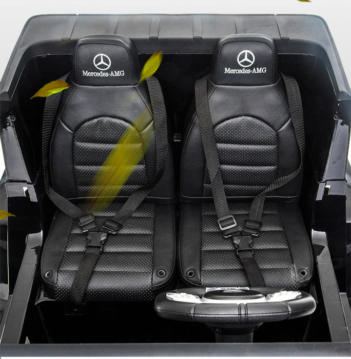 24 Volt Kids Mercedes AMG Ride On Car 2 leather seats EVA Wheels 2.4G Remote Control