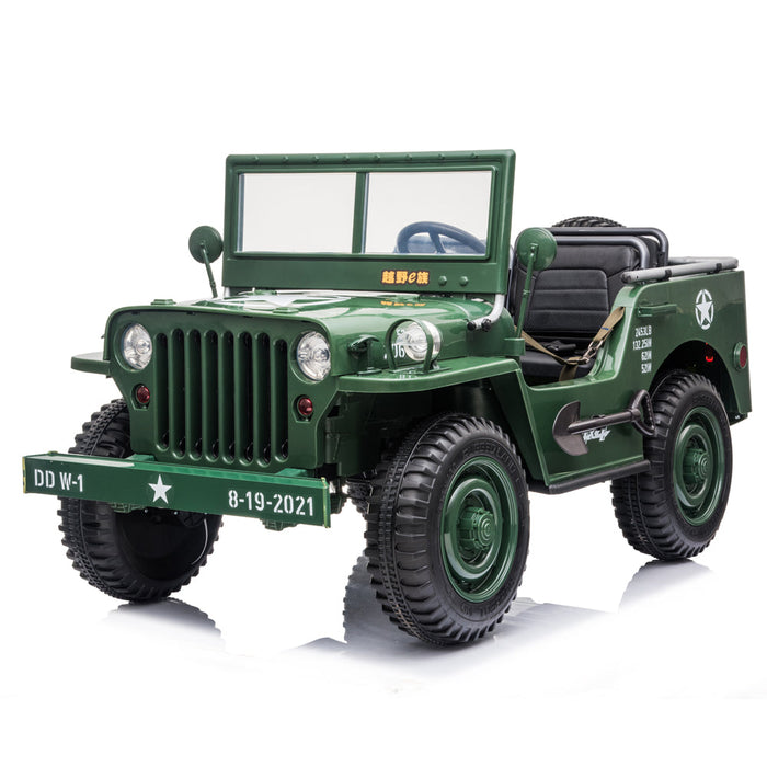 Army jeep pedal sales car