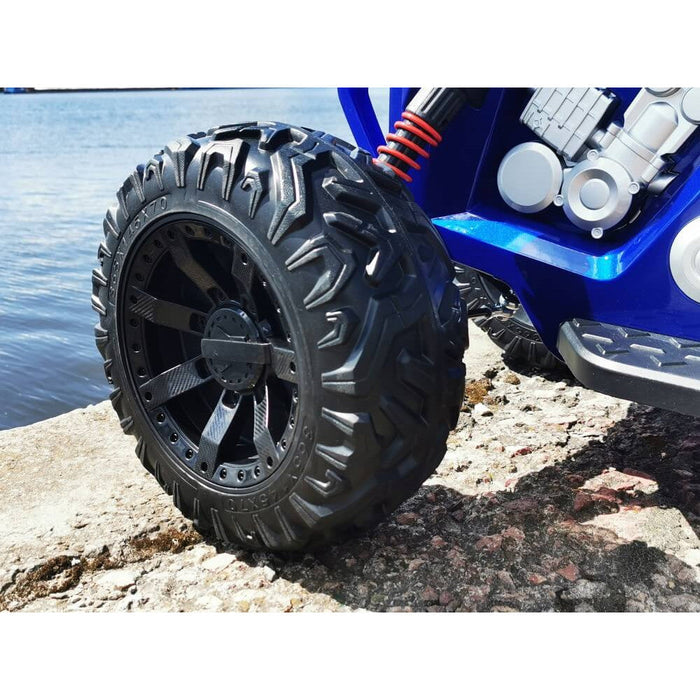 Powered 24V Ride-on ATV Sport Utility Edition Rubber Wheels & Leather Seat