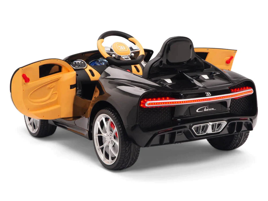 12 Volt Bugatti Ride On Car 1 Leather Seat Remote Control For Kids