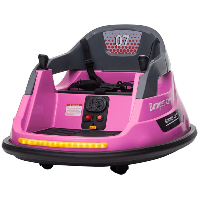 Bumper Car for Kids 360° Rotation Remote Control 12 Volt