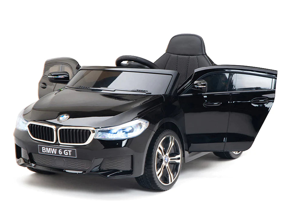 Official Licensed 12V BMW GT 6 Kids Electric Ride On Car Parental Remote Black