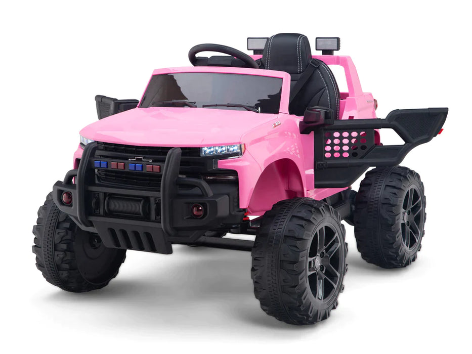 24V Kids Electric Chevrolet Silverado Ride On Truck Mini Moto Toys
