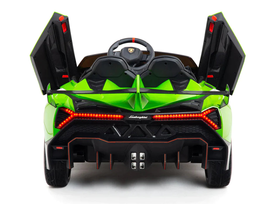 Kids Ride On Lamborghini Veneno 2 Seats Remote Control EVA Wheels