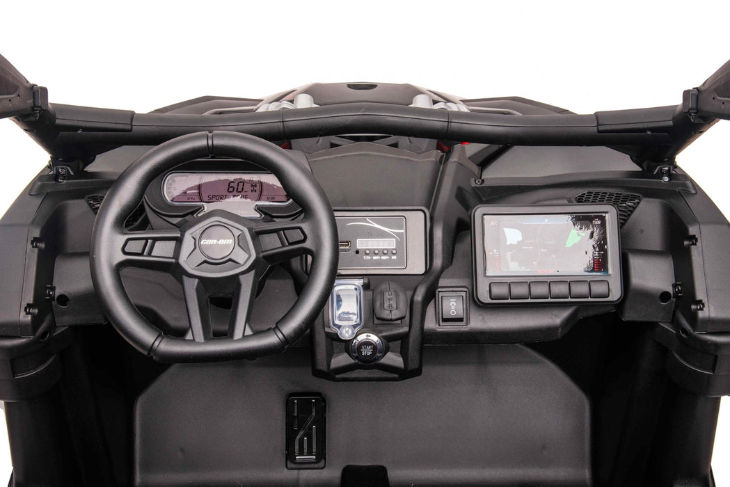 24V Can-Am Maverick Kids Ride On Car 2 Leather Seats EVA Wheels Remote Control