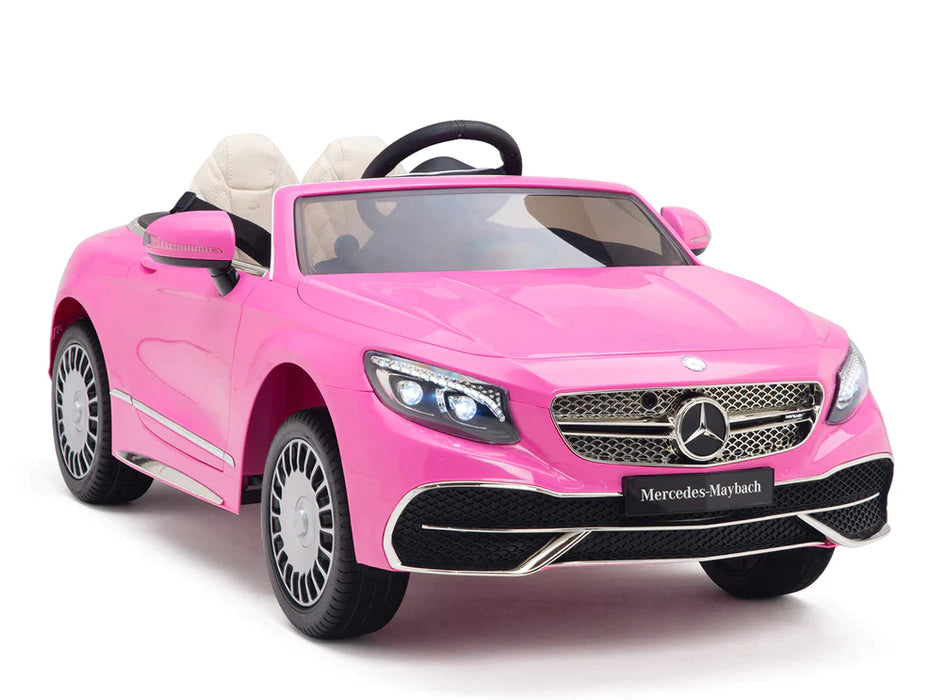 12 Volt Kids Ride On Mercedes Maybach Licensed 1 Leather Sear