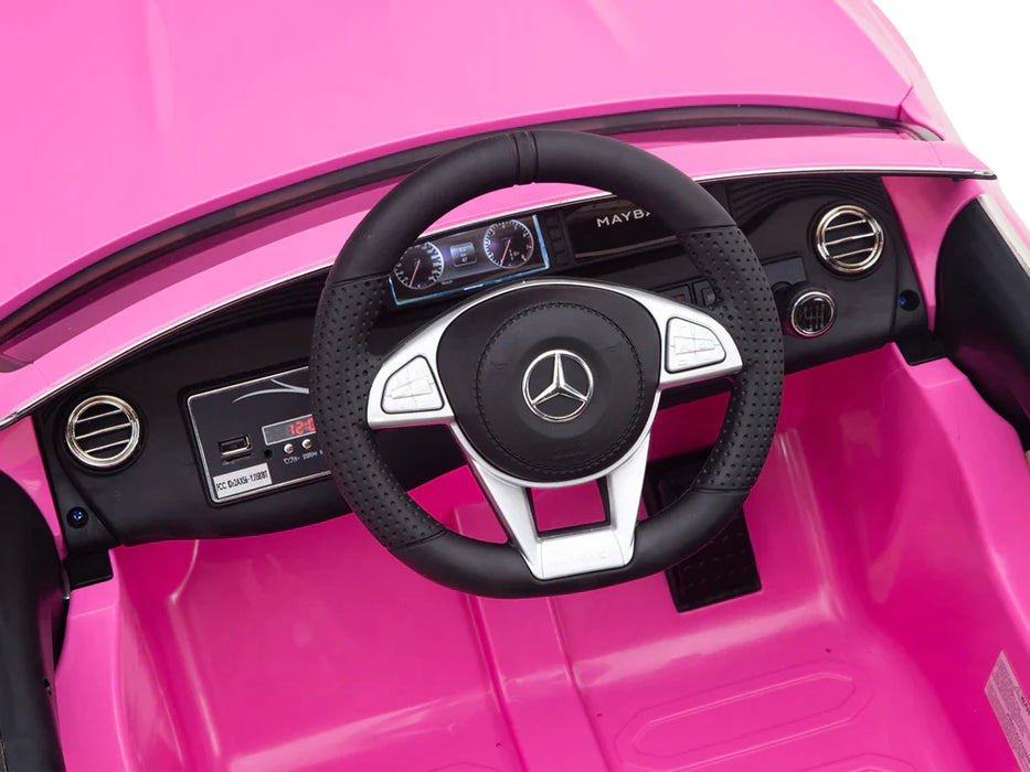 Pink best sale electric mercedes