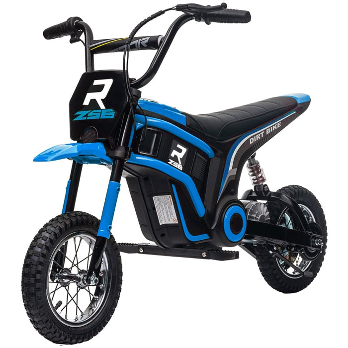 Kids Dirt Bike 350W Electric Twist Grip Throttle  Speed Up to 15 MPH Motorcycle