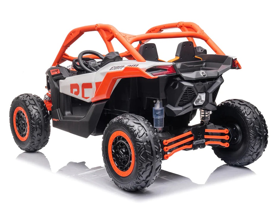 24V Powered Can-Am Maverick Buggy 2 Leather  Seats Remote Control EVA Rubber Wheels