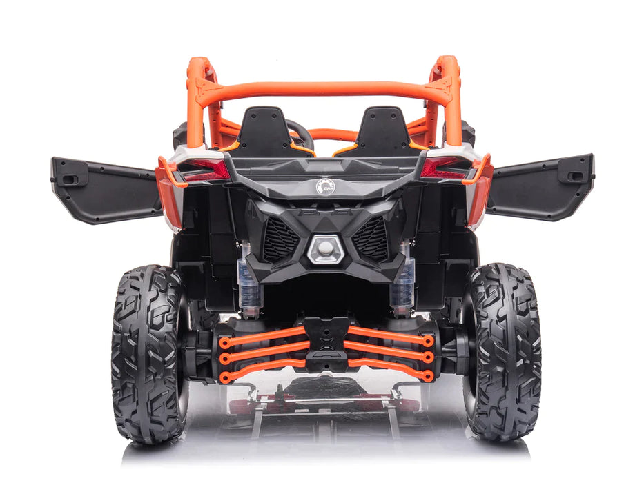 24V Powered Can-Am Maverick Buggy 2 Leather  Seats Remote Control EVA Rubber Wheels