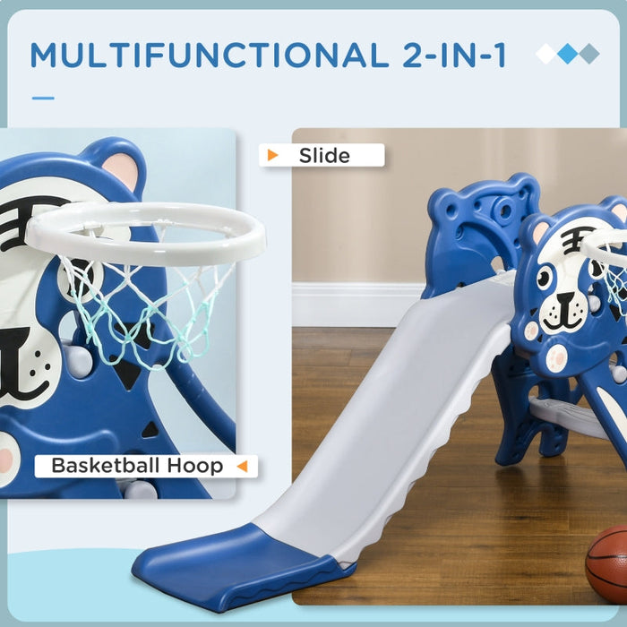 Kids Slide with Basketball Hoop Age 1.5 to 3 Years Old