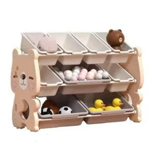 Kids Toy Storage Organizer with Bins Bear Edition