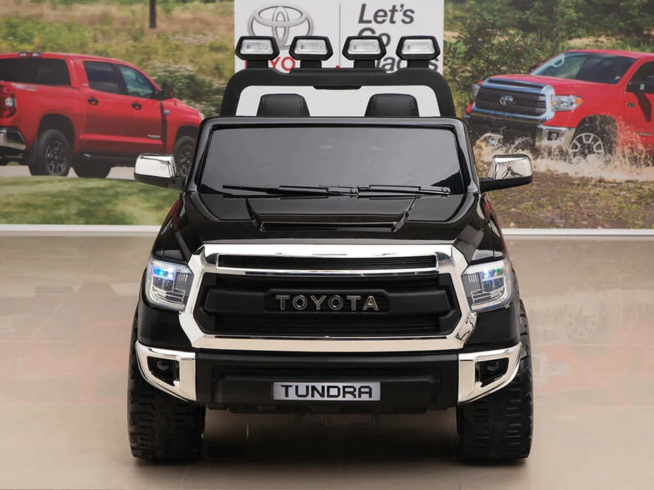 12 volts Kids Battery Powered Remote Control SPECIAL EDITION Toyota Tundra Ride On Truck - Black