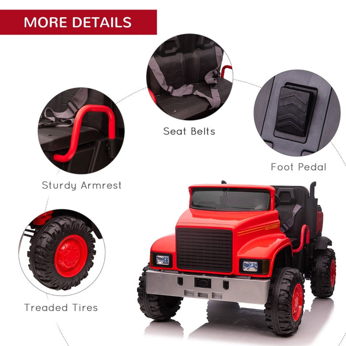 Ride-on Kids Tractor 2-Seater 12V Battery Remote Control