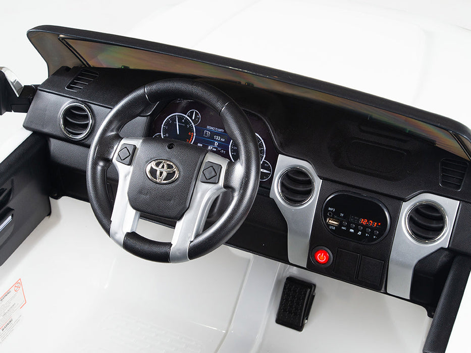 Powered 24 Volt XXL Toyota Tundra 2 Leather Seats EVA Rubber Wheels