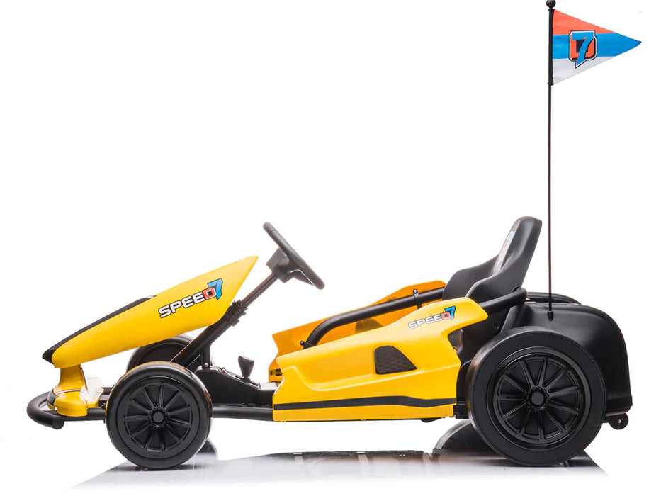 24 Volt Kids Electric Go Kart Ride On DRIFT Function Power Car